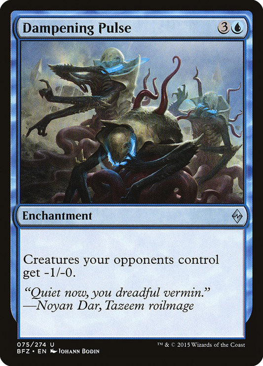 Dampening Pulse [Battle for Zendikar] [Foil]