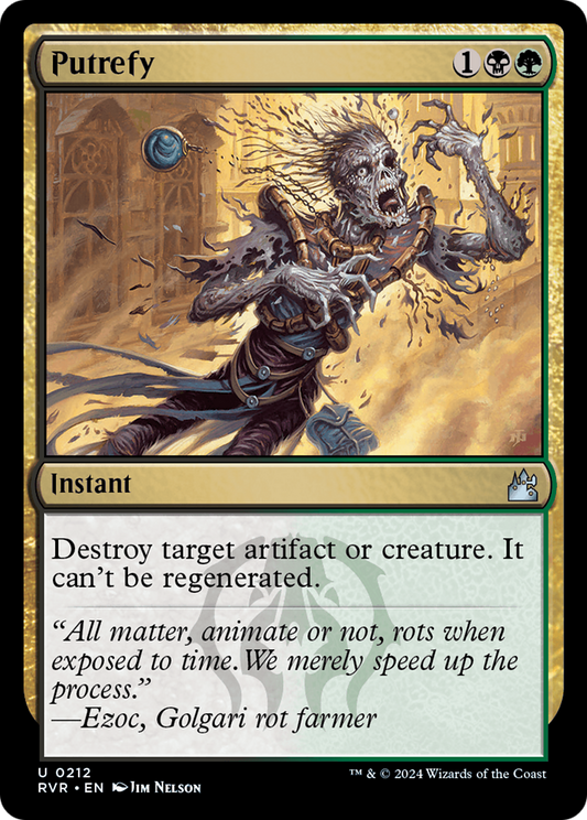 Putrefy [Ravnica Remastered] [Foil]