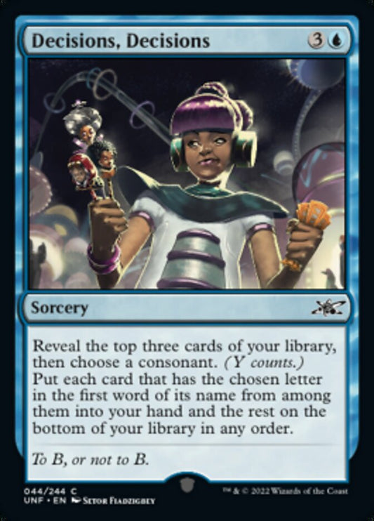 Decisions, Decisions [Unfinity] [Foil]