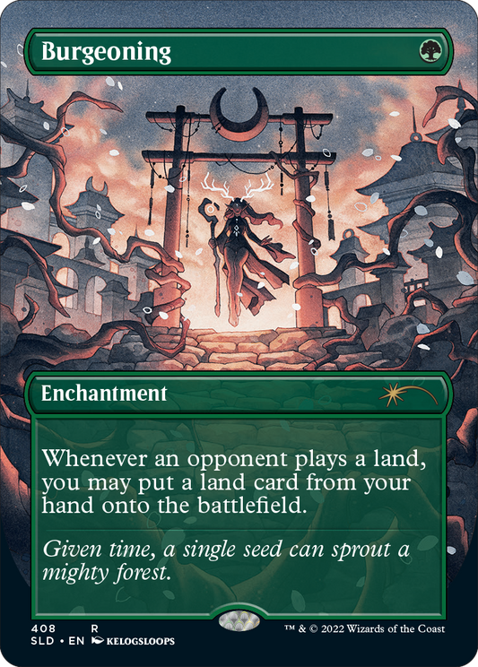 Burgeoning (Borderless) [Secret Lair Drop Series] [Foil]