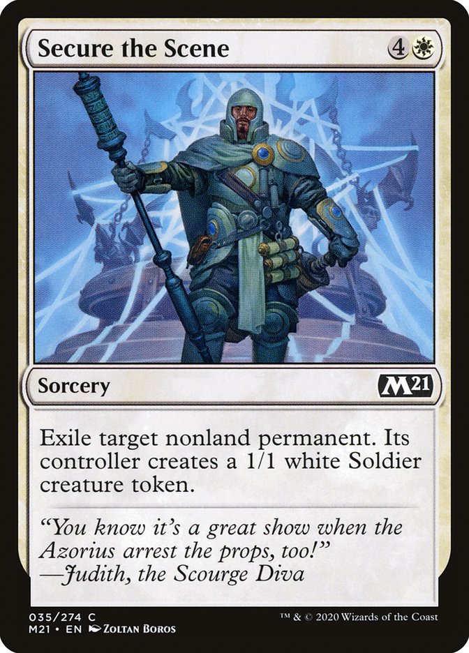 Secure the Scene [Core Set 2021] [Foil]