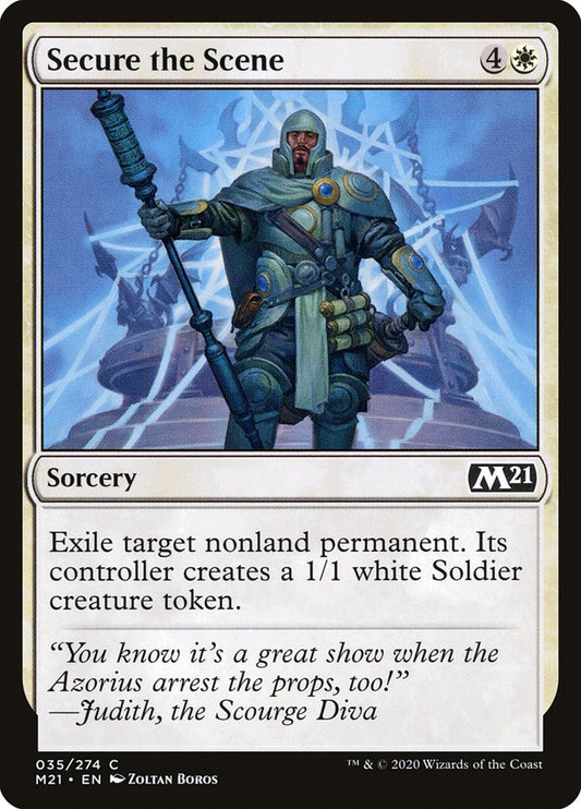 Secure the Scene [Core Set 2021] [Foil]
