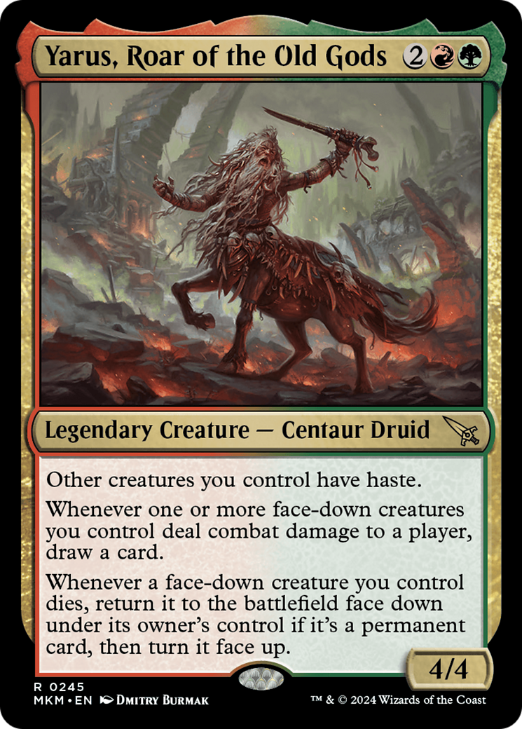 Yarus, Roar of the Old Gods [Murders at Karlov Manor] [Foil]