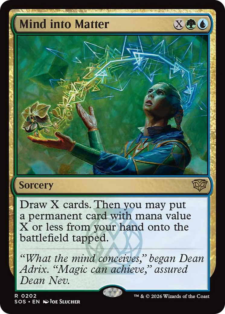 Mind into Matter [Secrets of Strixhaven] [Foil]