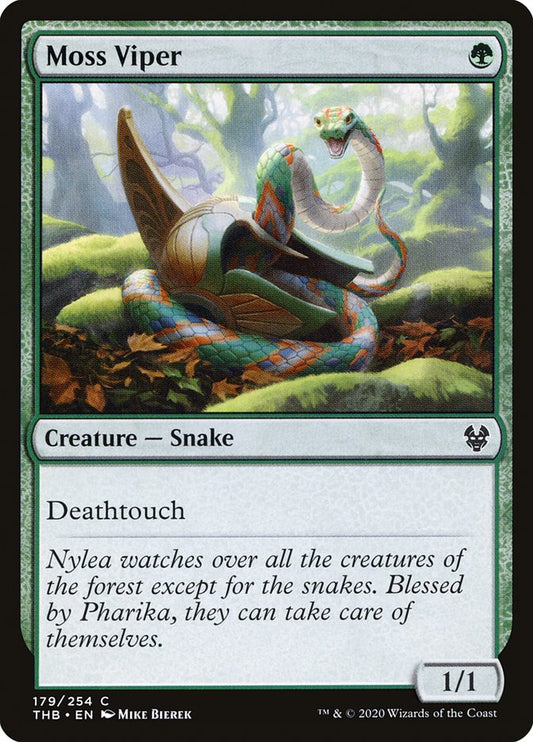 Moss Viper [Theros Beyond Death] [Foil]