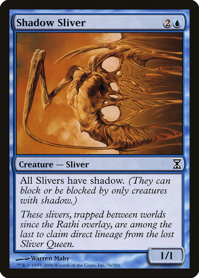 Shadow Sliver [Time Spiral] [Foil]