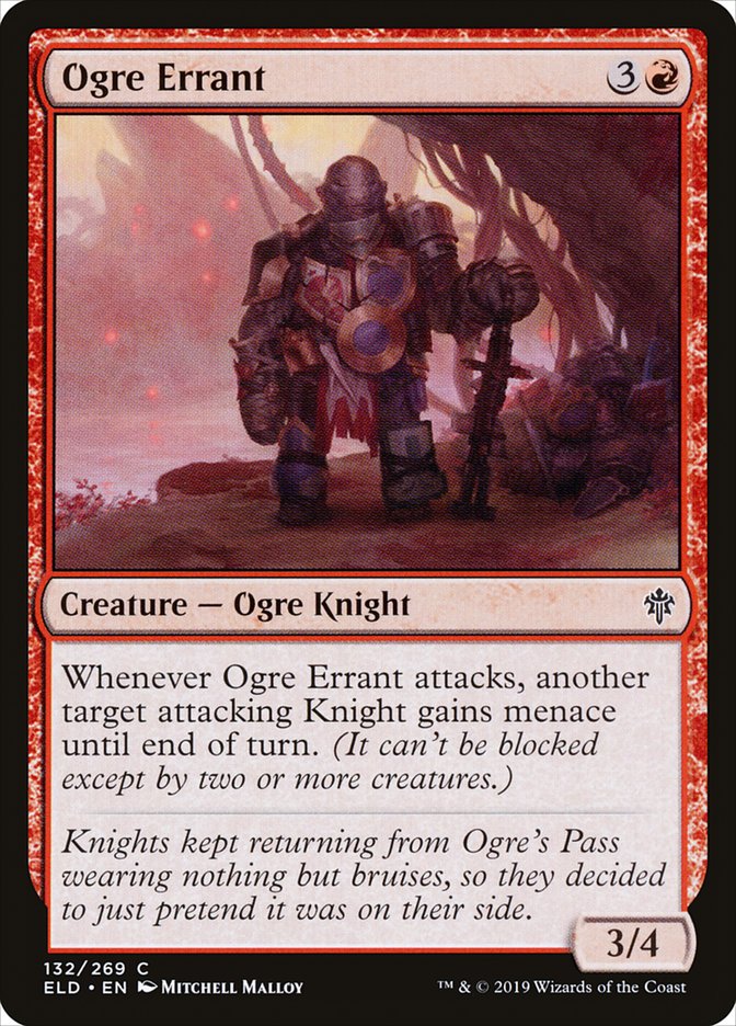 Ogre Errant [Throne of Eldraine] [Foil]