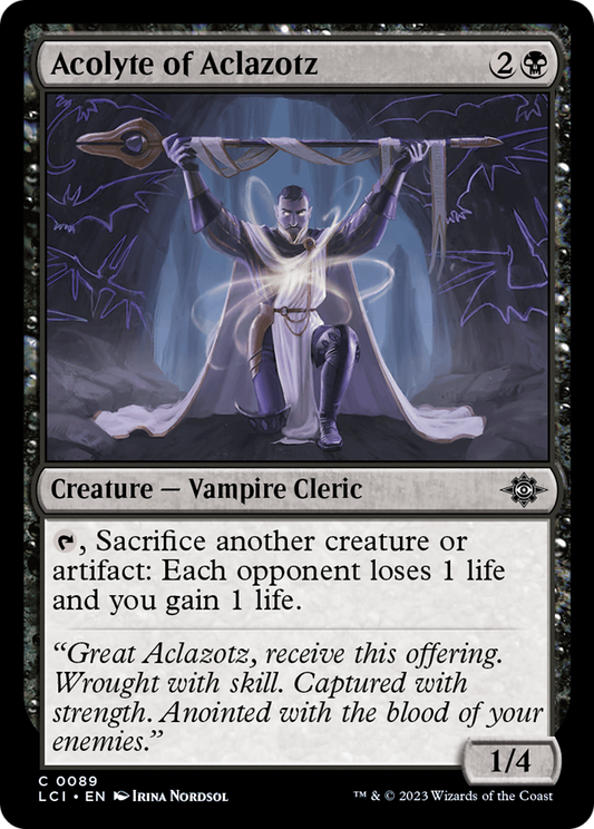 Acolyte of Aclazotz [The Lost Caverns of Ixalan] [Foil]