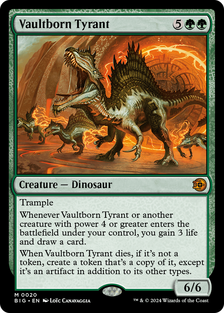 Vaultborn Tyrant [Outlaws of Thunder Junction: The Big Score] [Foil]