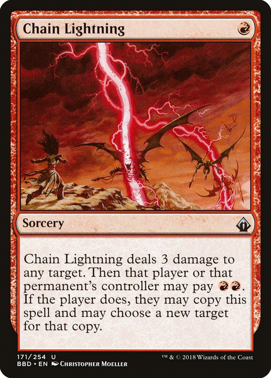 Chain Lightning [Battlebond] [Foil]