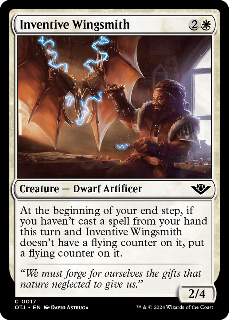 Inventive Wingsmith [Outlaws of Thunder Junction] [Foil]