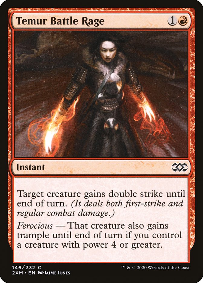 Temur Battle Rage [Double Masters] [Foil]