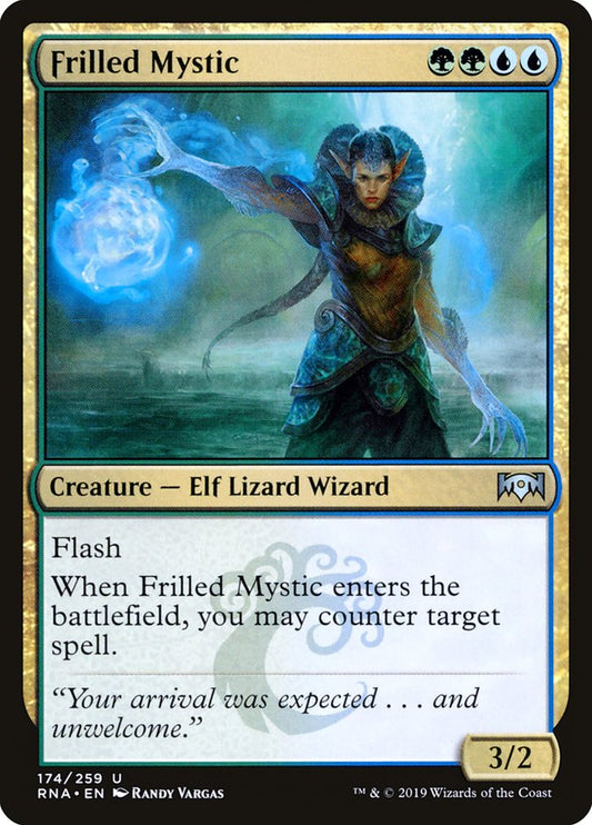 Frilled Mystic [Ravnica Allegiance] [Foil]