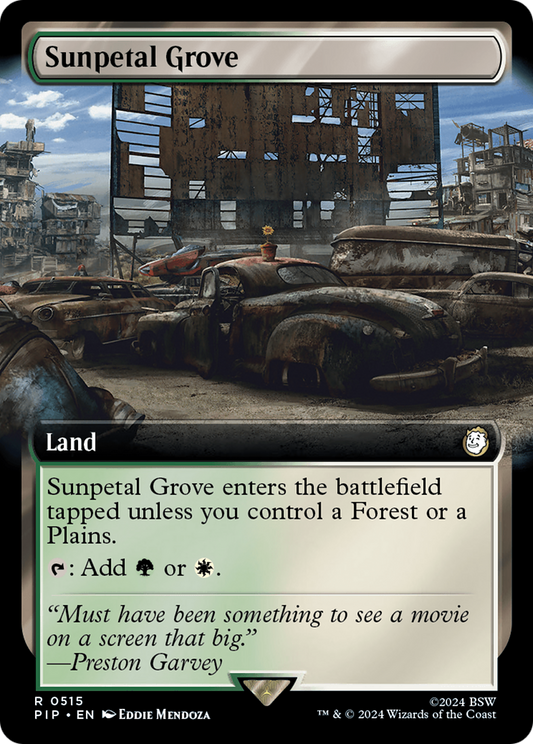 Sunpetal Grove (Extended Art) [Fallout] [Foil]