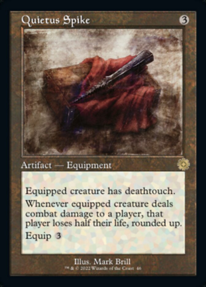 Quietus Spike (Retro) [The Brothers' War Retro Artifacts] [Foil]