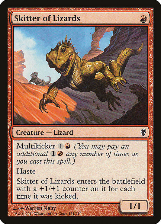 Skitter of Lizards [Conspiracy] [Foil]