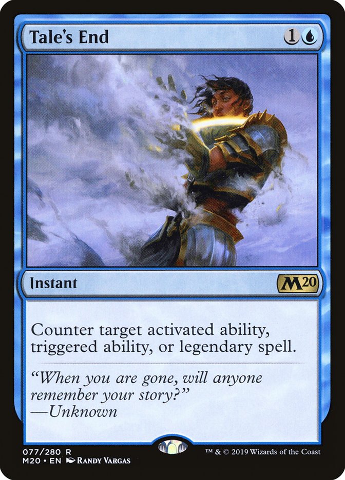 Tale's End [Core Set 2020] [Foil]
