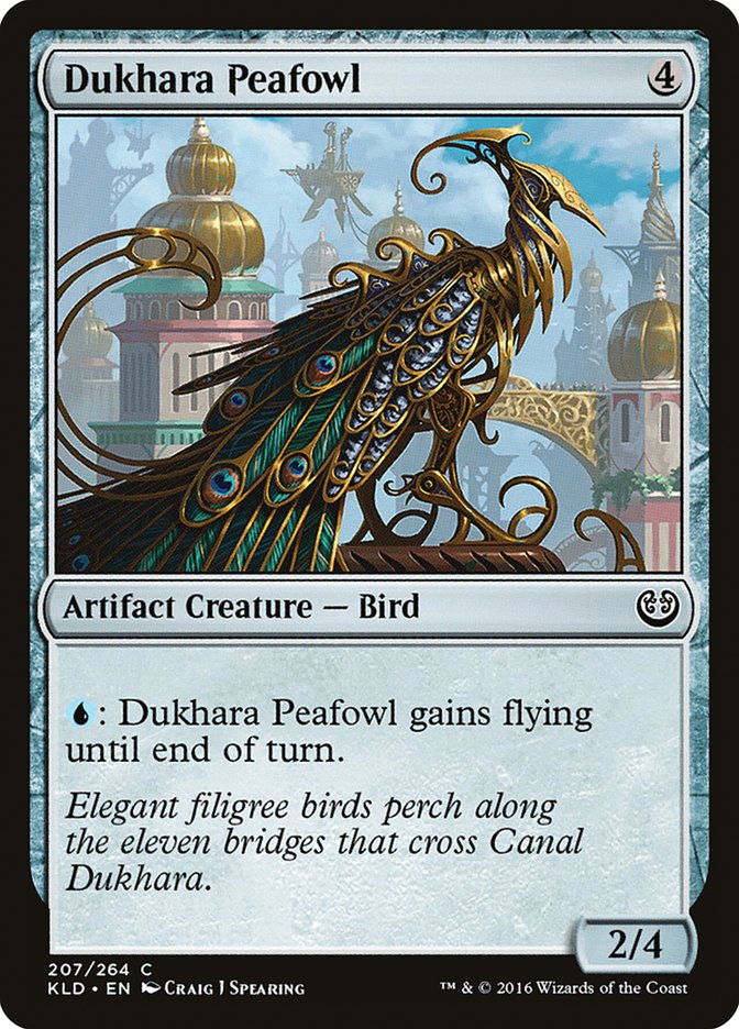 Dukhara Peafowl [Kaladesh] [Foil]
