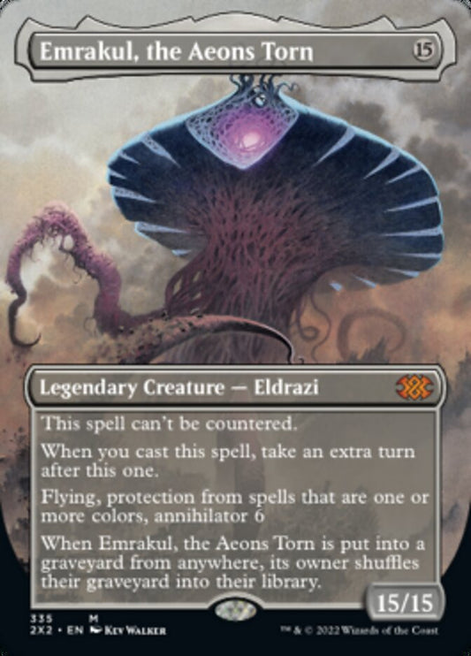 Emrakul, the Aeons Torn (Borderless Alternate Art) [Double Masters 2022] [Foil]