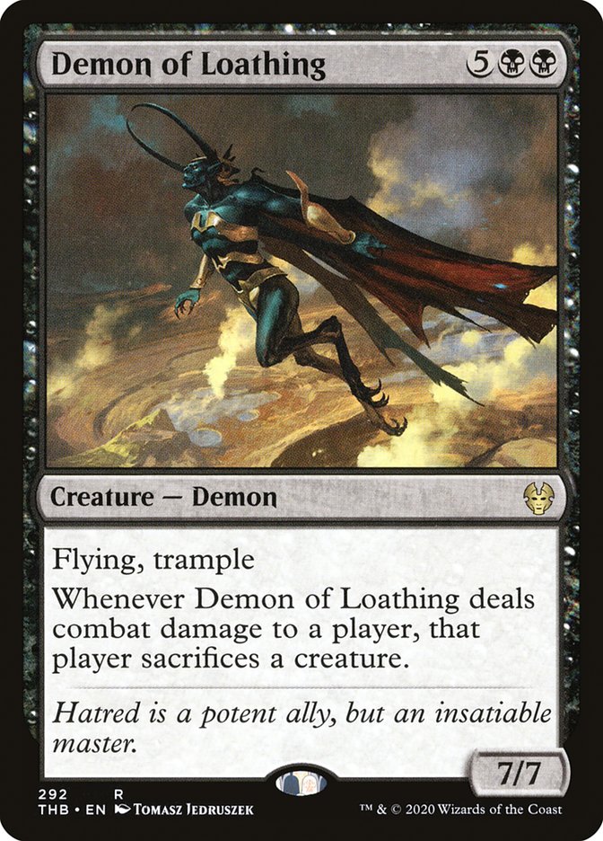 Demon of Loathing [Theros Beyond Death] [Foil]