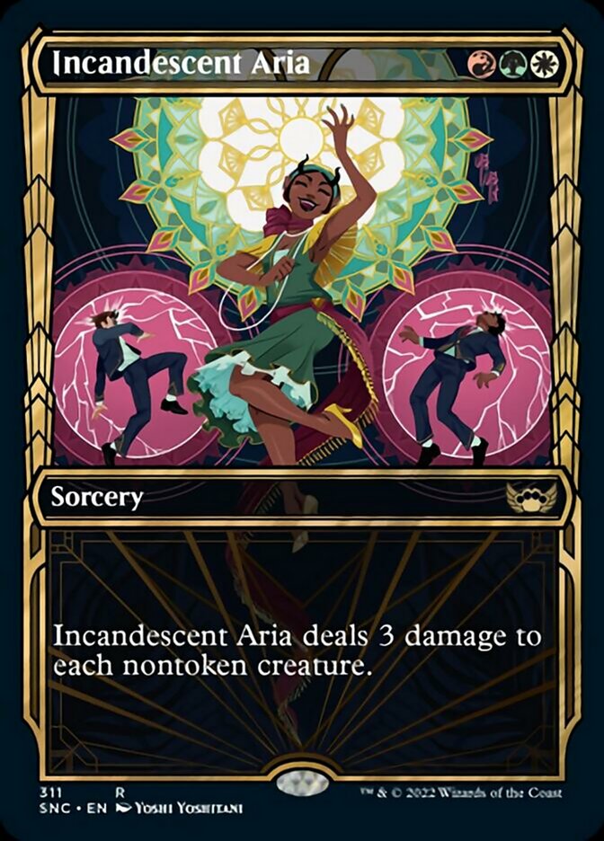 Incandescent Aria (Showcase Golden Age) [Streets of New Capenna] [Foil]