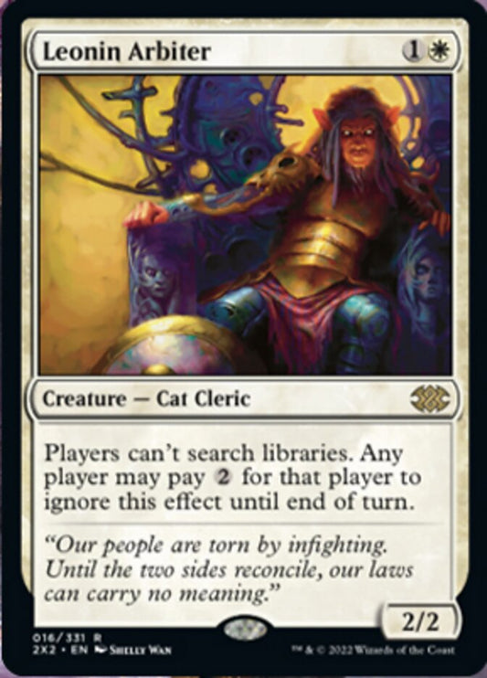 Leonin Arbiter [Double Masters 2022] [Foil]