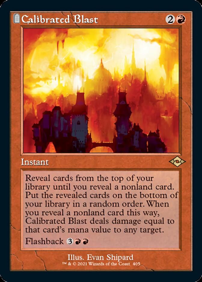 Calibrated Blast (Retro) [Modern Horizons 2] [Foil]