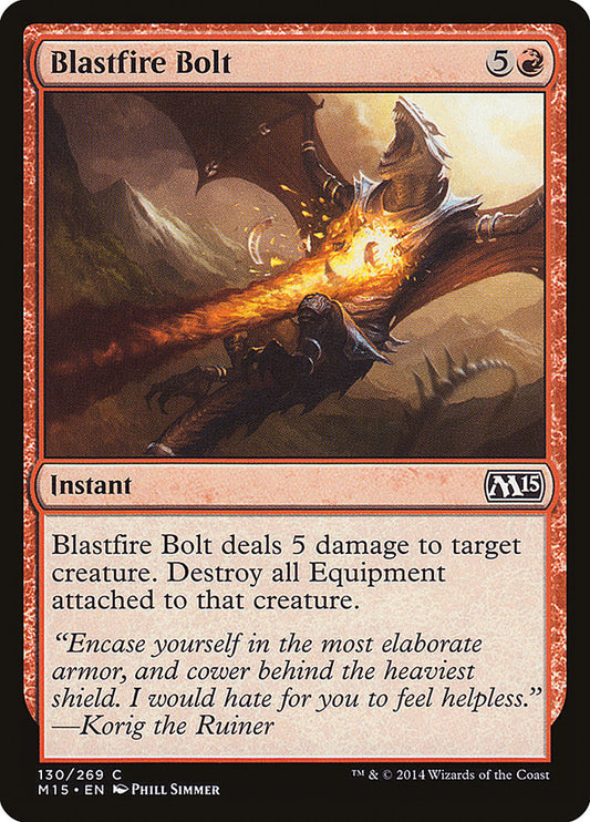 Blastfire Bolt [Core Set 2015]
