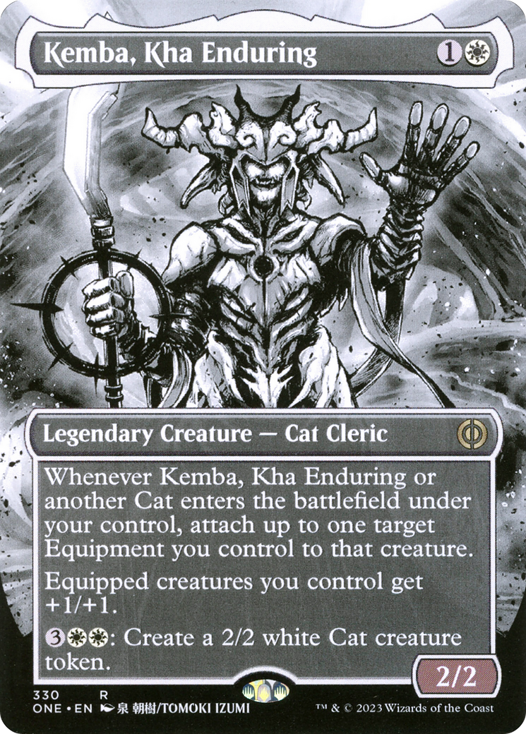 Kemba, Kha Enduring (Borderless Manga) [Phyrexia: All Will Be One] [Foil]
