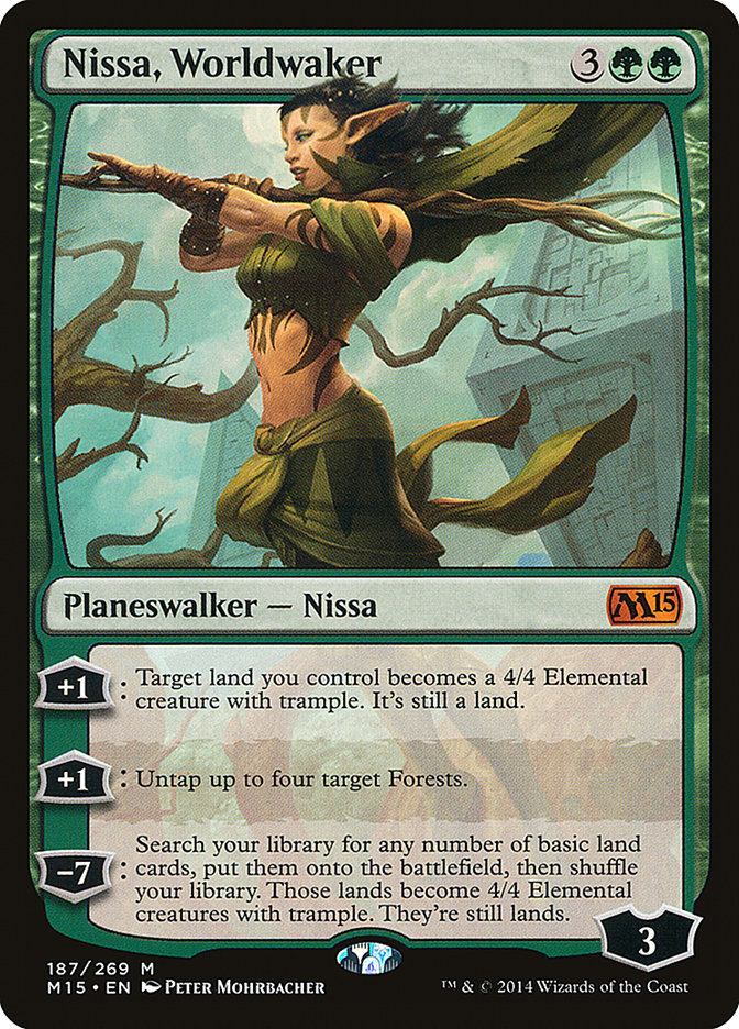Nissa, Worldwaker [Magic 2015] [Foil]