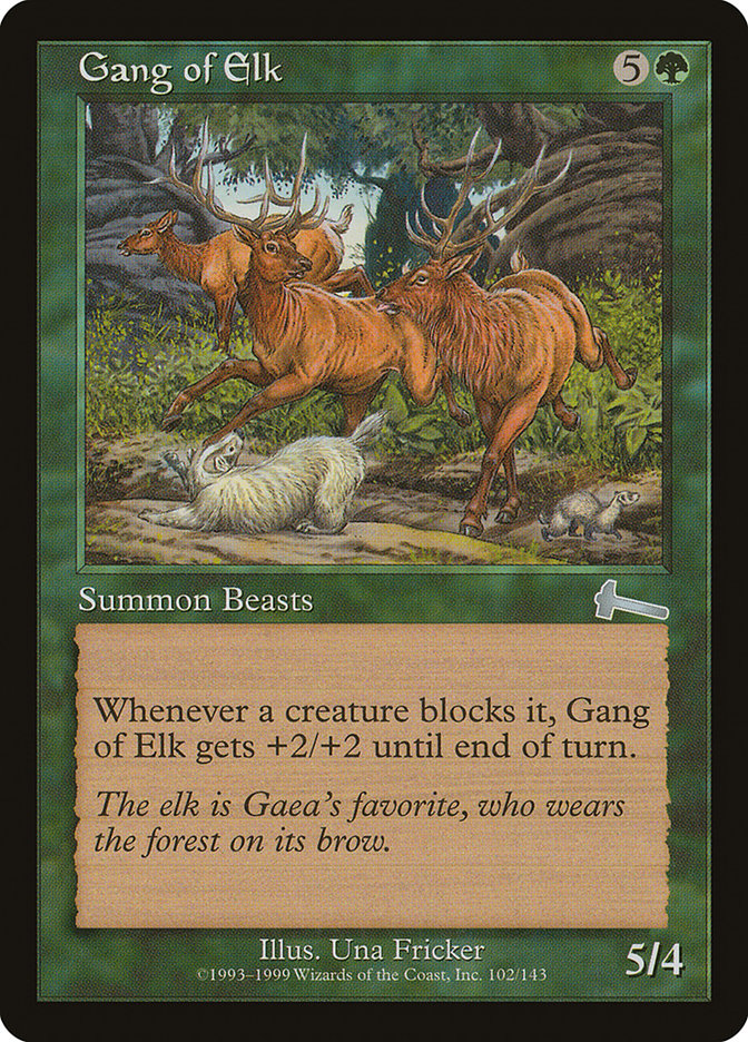 Gang of Elk [Urza's Legacy] [Foil]