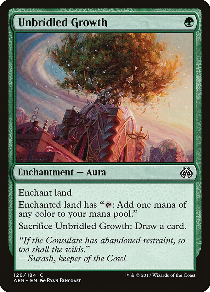 Unbridled Growth [Aether Revolt] [Foil]