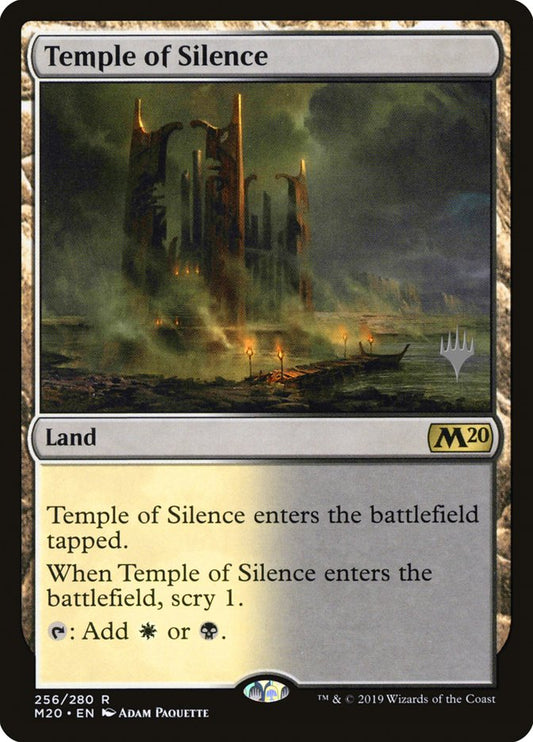 Temple of Silence (Promo Pack) [Core Set 2020 Promos] [Foil]