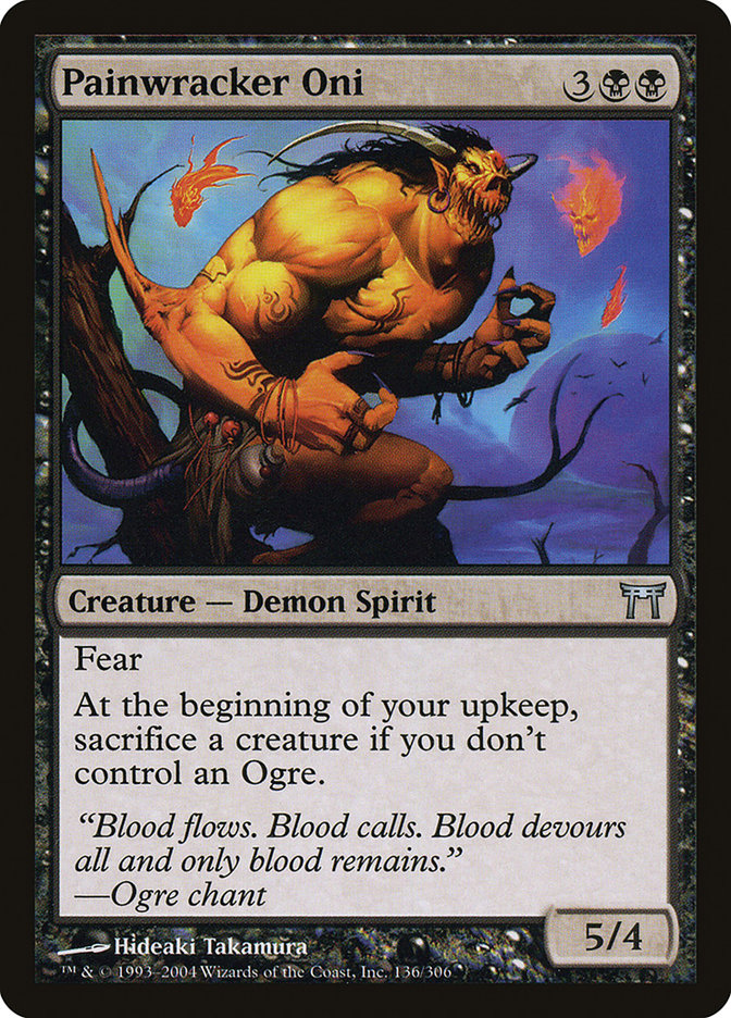Painwracker Oni [Champions of Kamigawa] [Foil]