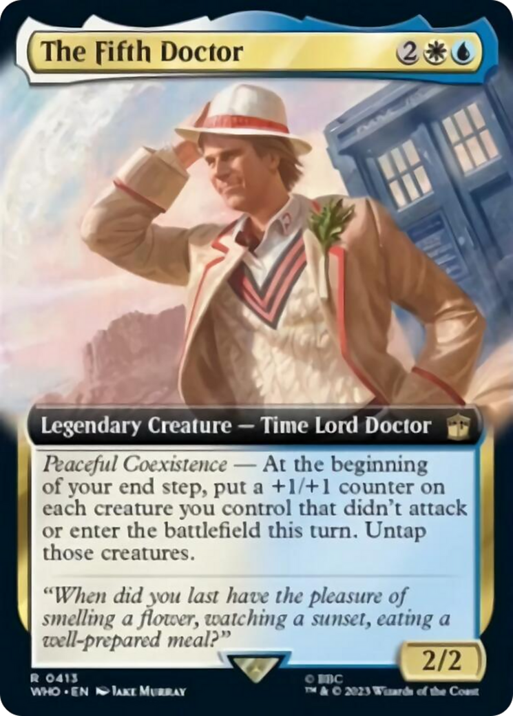 The Fifth Doctor (Extended Art) [Doctor Who] [Foil]