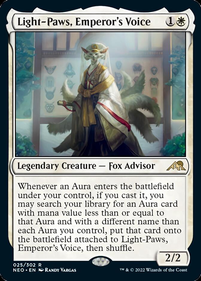 Light-Paws, Emperor's Voice [Kamigawa: Neon Dynasty] [Foil]