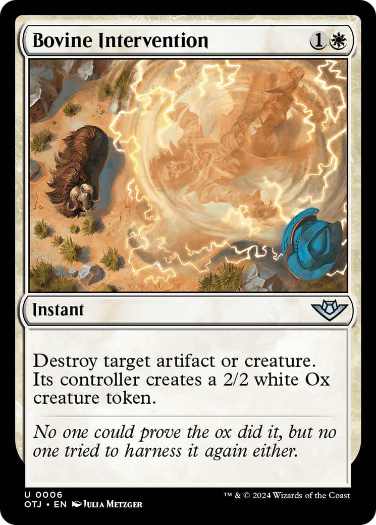 Bovine Intervention [Outlaws of Thunder Junction] [Foil]