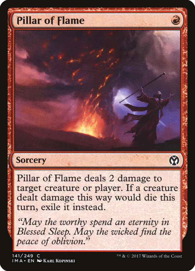 Pillar of Flame [Iconic Masters] [Foil]