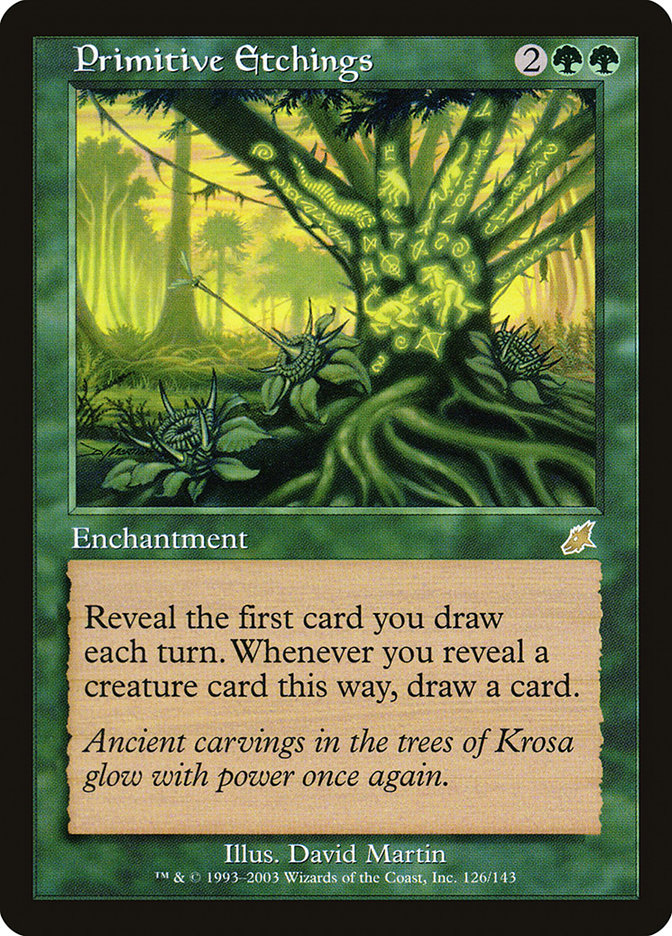 Primitive Etchings [Scourge] [Foil]