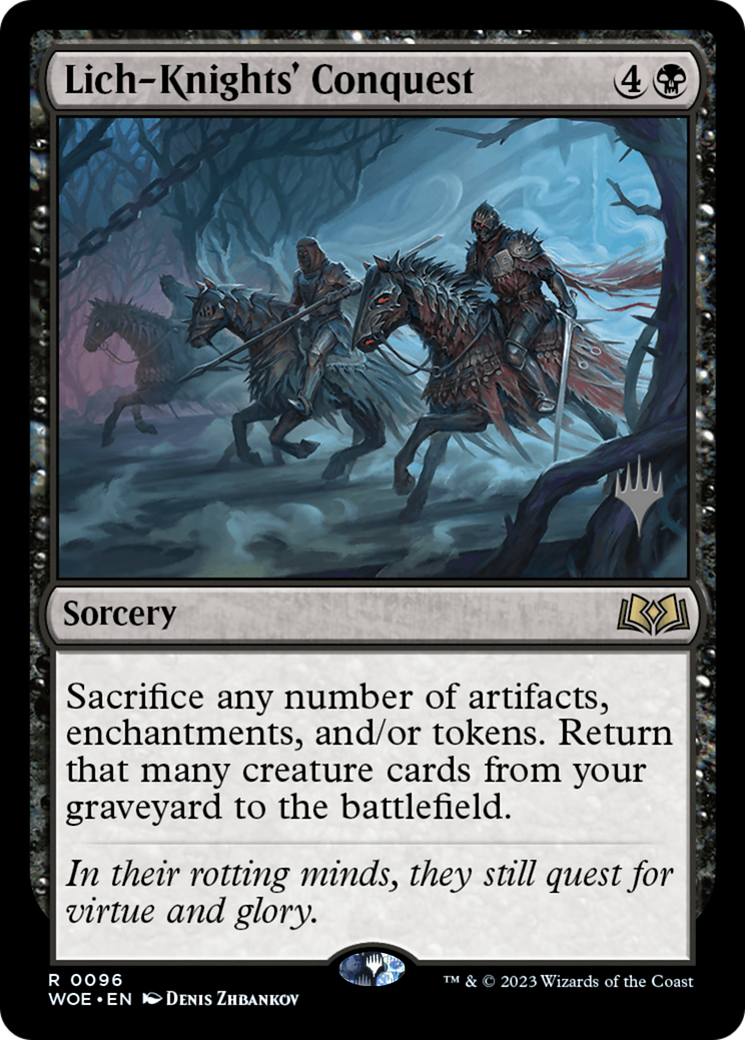 Lich-Knights' Conquest (Promo Pack) [Wilds of Eldraine Promos] [Foil]