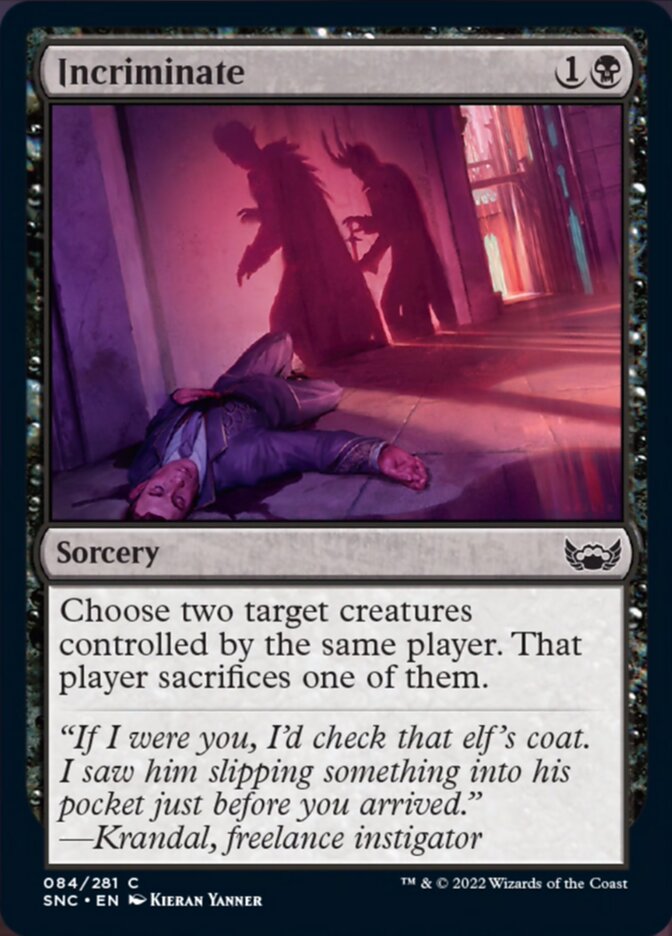 Incriminate [Streets of New Capenna] [Foil]
