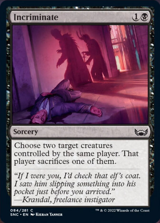 Incriminate [Streets of New Capenna] [Foil]
