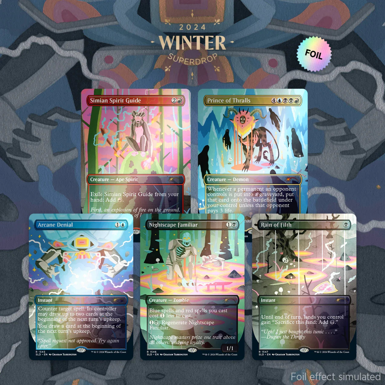 Secret Lair " Prismatic Nightmares" Foil