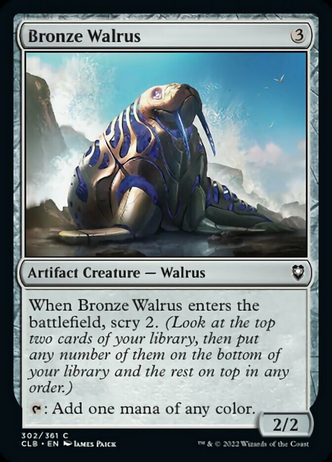 Bronze Walrus [Commander Legends: Battle for Baldur's Gate] [Foil]