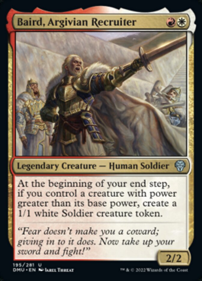 Baird, Argivian Recruiter [Dominaria United] [Foil]
