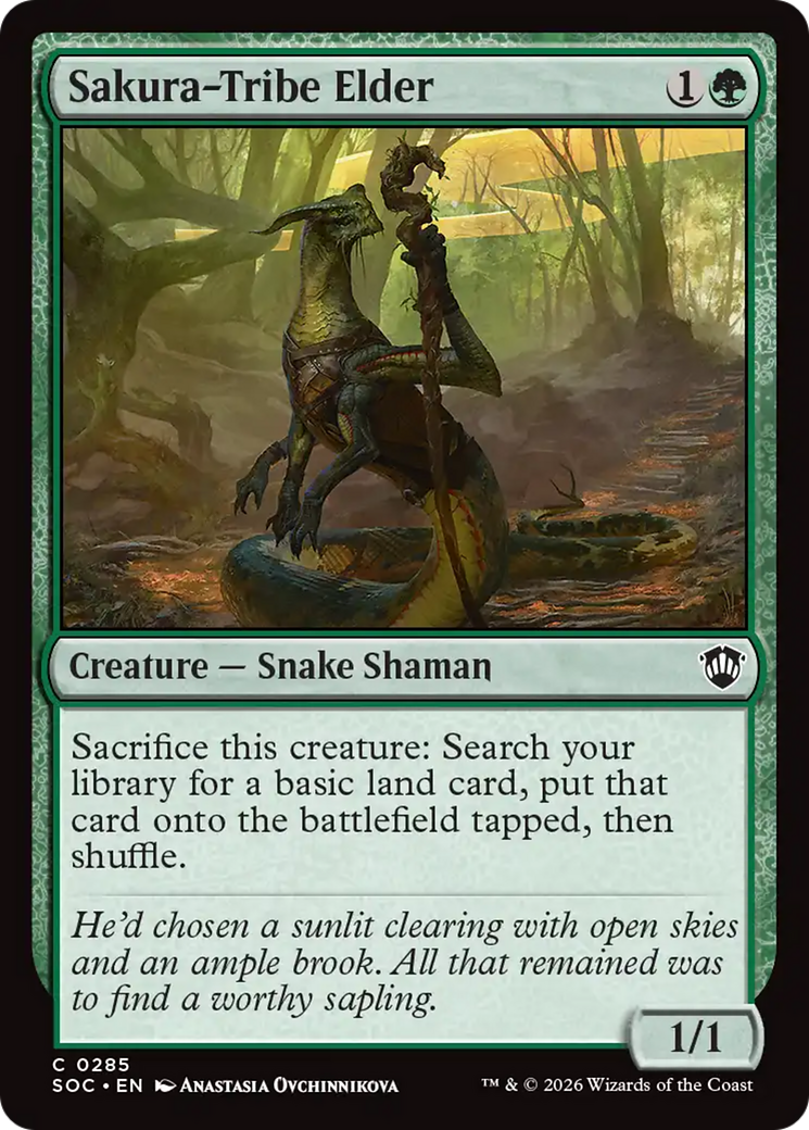 Sakura-Tribe Elder [Secrets of Strixhaven Commander] [Foil]