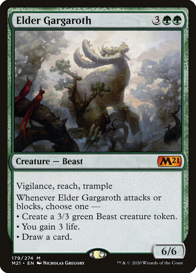 Elder Gargaroth [Core Set 2021] [Foil]