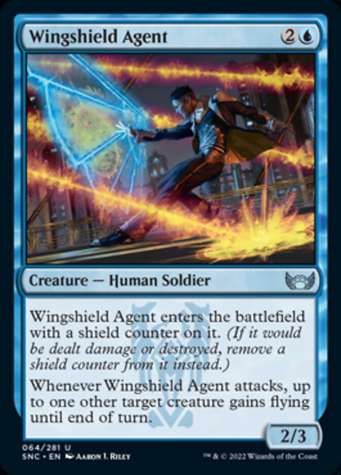 Wingshield Agent [Streets of New Capenna] [Foil]