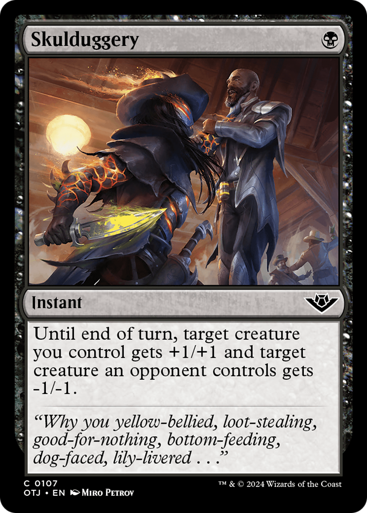 Skulduggery [Outlaws of Thunder Junction] [Foil]