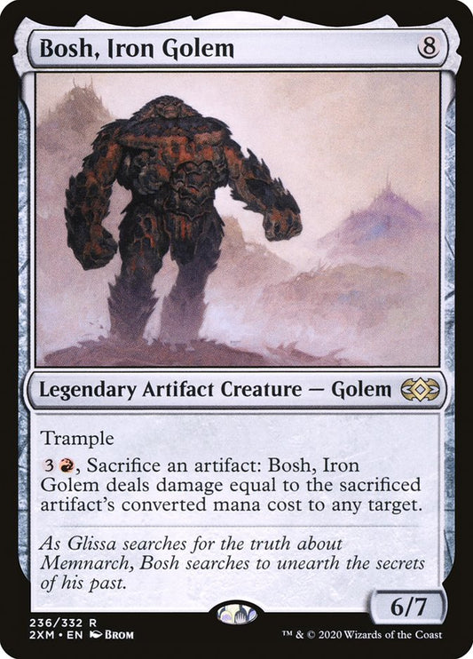 Bosh, Iron Golem [Double Masters] [Foil]